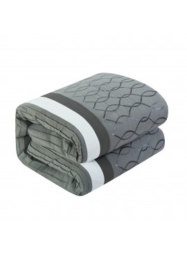 Bedding Grey Quilt Set