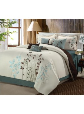 Beige embroidery suit