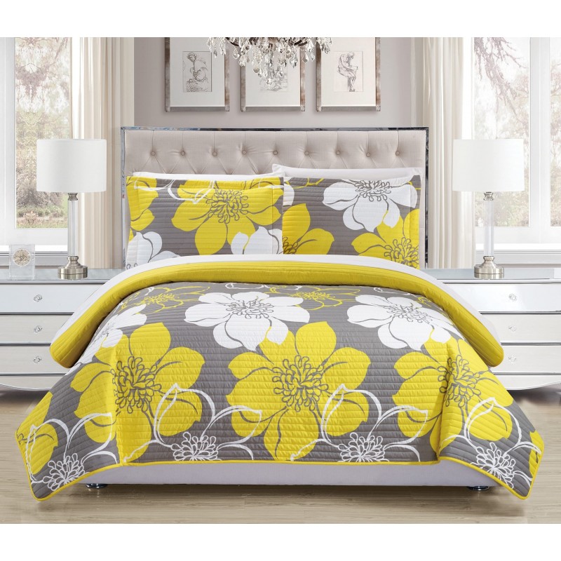 Decorative pillowcase included Yellow single bed