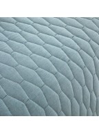 Modern geometric hexagon pattern bedspread