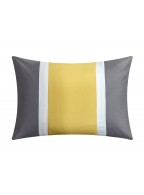 Pleated stitching embroidery bed set