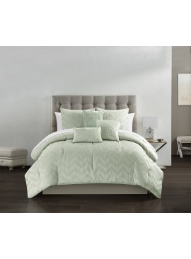 Plush ribbed herringbone design bedding