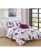 Printed design bedspreads and bedding