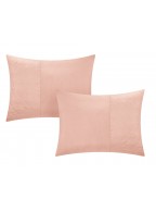 Striped pleated ruffle embossed bagged bedding