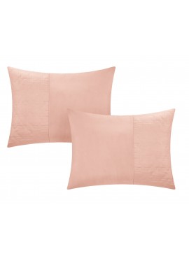 Striped pleated ruffle embossed bagged bedding